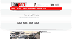 Desktop Screenshot of lineportrentacar.com